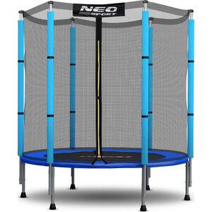 Trampolina ogrodowa Neo-Sport NS-04Z200F z siatką zewnętrzną 4.5 FT 140 cm