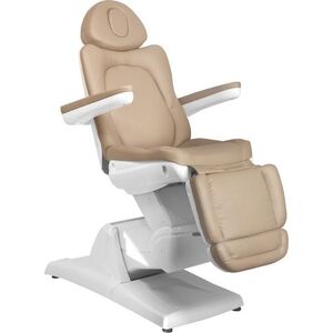FOTEL KOSMETYCZNY ELEKTR. AZZURRO 870 3 SILN. CAPPUCCINO