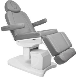 FOTEL KOSMETYCZNY ELEKTR. AZZURRO 708A 4 SILN. SZARY