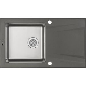 Zlewozmywak Deante .PRIME ANTRACYT METALIK GRANITO-STAL 860X500X220 + SPACE SAVER