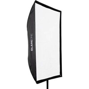 GlareOne Softbox prostokątny GlareOne Parasolkowy 80x120cm z dyfuzorem do lamp reporterskich