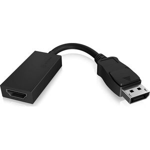 Adapter AV Icy Box DisplayPort - HDMI czarny (IB-AC508A)