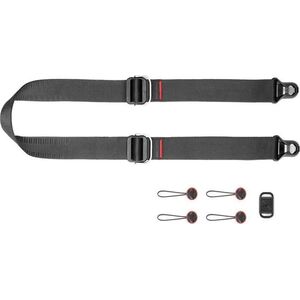 Peak Design Pasek na szyję lub ramię Peak Design Slide Lite Black v3 czarny do lekkich aparatów