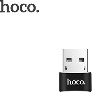 Adapter USB Hoco UA6 USB-C - USB Czarny  (6957531064138)