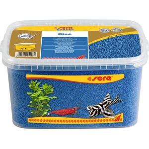 Sera Żwirek do akwarium Gravel Blue O 2 - 3 mm 3 l, niebieski