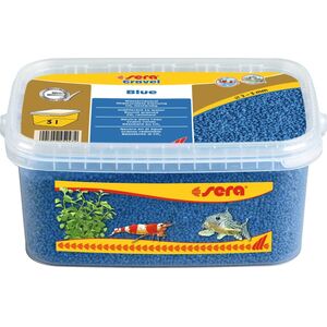 Sera Żwirek do akwarium Gravel Blue O 2 - 3 mm 6 l, niebieski