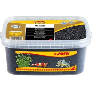 Sera Żwirek do akwarium Gravel Black O 2 - 3 mm 3 l, czarny