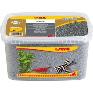 Sera Żwirek do akwarium Gravel Gray O 2 - 3 mm 6 l, szary