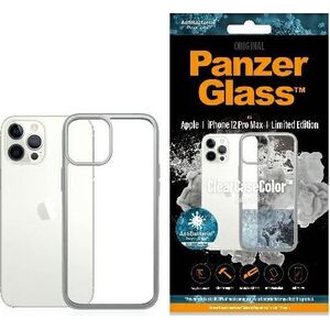 PanzerGlass Etui ClearCase do iPhone 12 Pro Max Satin Silver Antibacterial