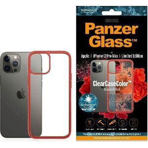 PanzerGlass Etui ClearCase do iPhone 12 Pro Max Mandarin Red Antibacterial