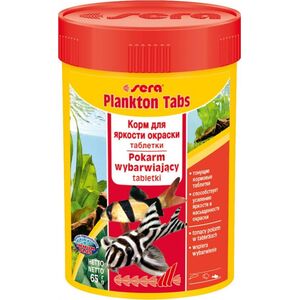 Sera Plankton Tabs Nature 100 ml - pokarm wybarwiający w tabletkach