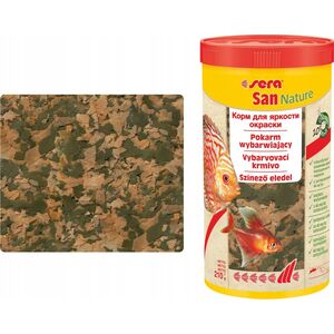 Sera San Nature 1000 ml, płatki - pokarm wybarwiający premium