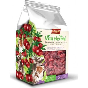 Vitapol Vita Herbal dla gryzoni i królika, żurawina naturalna, 30g