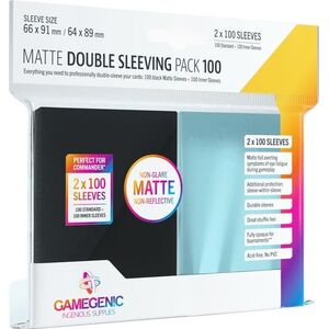 Gamegenic Gamegenic: Matte Double Sleeving Pack (66x91 mm/64x89 mm) 2x100 sztuk