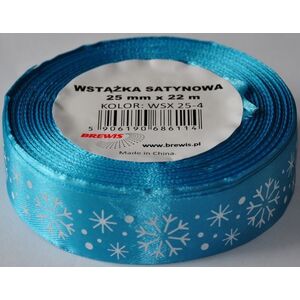 BREWIS Wstążka satynowa BREWIS Boże Narodzenie 25mm x 22m kolor 4 Brewis