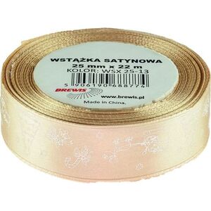 BREWIS Wstążka satynowa BREWIS Boże Narodzenie 25mm x 22m kolor 13 Brewis