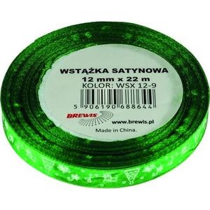 BREWIS Wstążka satynowa BREWIS Boże Narodzenie 25mm x 22m kolor 9 Brewis