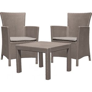 Allibert Meble ogrodowe ROSARIO BALCONY SET - cappuccino