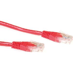 MicroConnect U/UTP CAT6 10M Red PVC