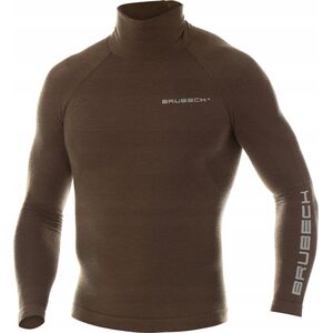 Brubeck LS14200 Bluza męska RANGER WOOL khaki S
