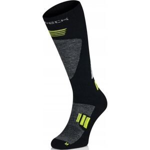 Brubeck BSK001/M Skarpety męskie Ski Force czarny/zielony XL/45-47
