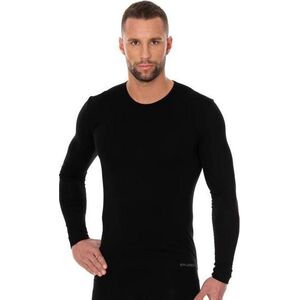 Brubeck LS01120A Koszulka męska z długim rękawem czarny XXL