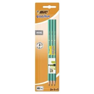 Bic Ołówek BIC Evolution Original 650 HB Zestaw Blister 3+1+1szt