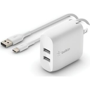 Ładowarka Belkin WCE001VF1MWH 2x USB-A 3 A (WCE001vf1MWH)