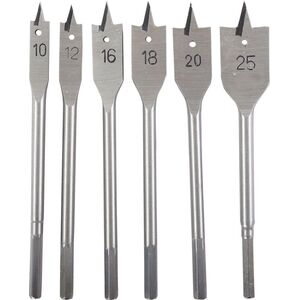 Wiertło Pro-Line WIERTŁA ŁOPATKOWE DO DREWNA KPL. 6 SZT. (10-25MM) PROLINE 26646 PROLINE