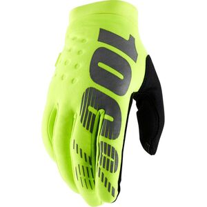 100% Rękawiczki 100% BRISKER Glove fluo yellow roz. XXL (długość dłoni 209-216 mm) (NEW)