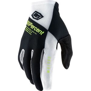 100% Rękawiczki 100% CELIUM Glove black white fluo yellow roz. M (długość dłoni 187-193 mm) (NEW)