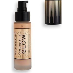 Makeup Revolution Makeup Revolution London Conceal & Glow Podkład 23ml F3