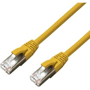 MicroConnect CAT6A S/FTP 5m Yellow LSZH