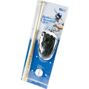 Spartan Zestaw do baseballa kij piłka i rękawica Senior SPARTAN