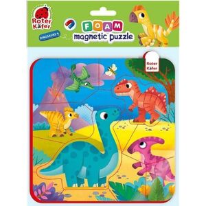 Roter Kafer Piankowe puzzle z magnesem "Dinozaury" RK5010-07