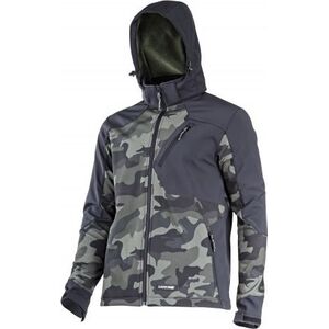 Lahti Pro Kurtka softshell z kapt. moro ziel.-czar., "m", ce, lahti