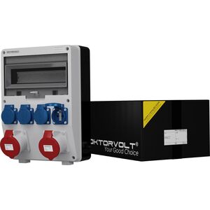 Doktorvolt Rozdzielnica budowlana TD 2x32A 4x230V gniazda Mennekes Doktorvolt 2435