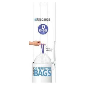 Brabantia Worki na śmieci 15l rozmiar D 20szt 246760