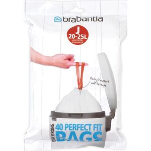 Brabantia Worki na śmieci rozmiar J 40 sztuk 115608