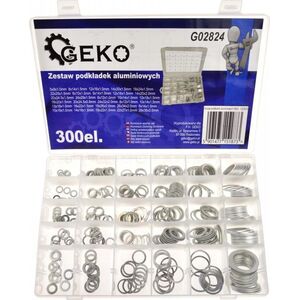 Geko ZESTAW PODKŁADEK ALUMINIOWYCH 300EL. (20) G02824 GEKO