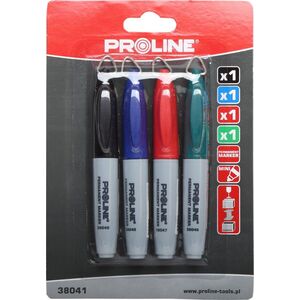 Pro-Line MARKERY PERM. "MINI" 4 SZT. (CZA,NIE,CZE,ZIE) KARTA,PROLINE 38041 PROLINE