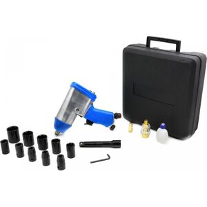 Geko KLUCZ PNEUMATYCZNY UDAROWY Z NASADKAMI 1/2" (5) G03180 GEKO