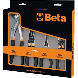 Beta Tools ZESTAW SZCZYPIEC 4 SZT.ACT 1169/D4 BETA UTENSILI S.P.A.