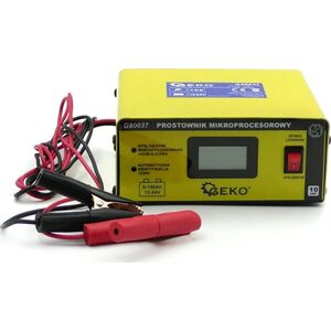 Geko Prostownik mikroprocesorowy  LCD 12/24V (1/28) G80037