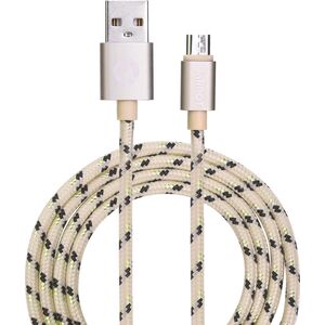 Kabel USB Garbot USB-A - microUSB 1 m Złoty (JAB-6824157)