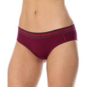 Brubeck HI10190 Majtki damskie hipster ACTIVE WOOL śliwkowy XL