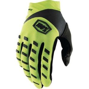 100% Rękawiczki 100% AIRMATIC Glove fluo yellow black roz. L (długość dłoni 193-200 mm) (NEW)