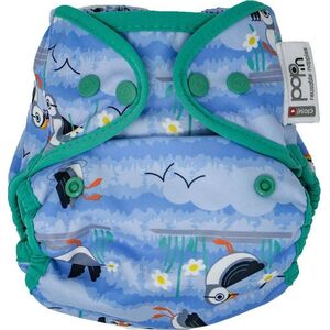 Close Caboo Otulacz, pieluszka wielorazowa z napami Blue Puffin 3-16 kg, 1 szt.