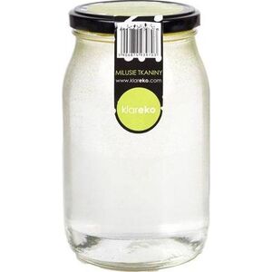 Płyn do płukania Klareko Klareko, Milusie Tkaniny, Pomarańcza i Lawenda, słoik 900 ml