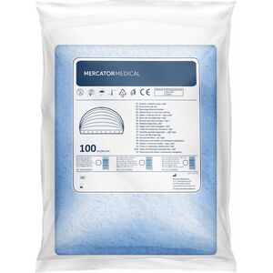 Mercator Medical Czepek z włókniny typu "clip" (niebieski) 100 szt.